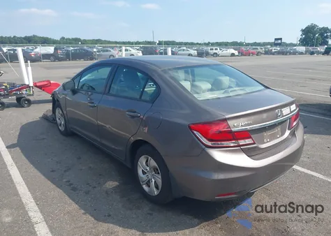 2014 Honda Civic Lx z USA, uszkodzony, nr VIN 2HGFB2F50EH502983